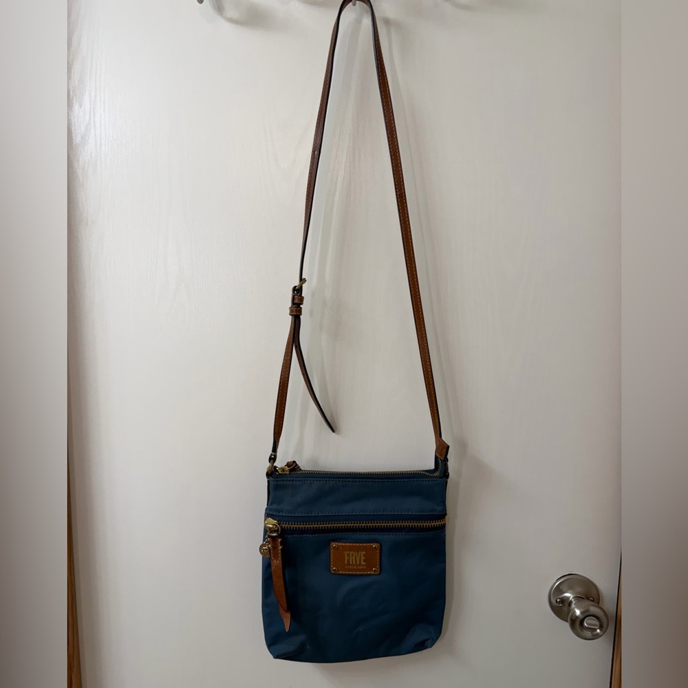 Frye Peacock Blue Crossbody Bag